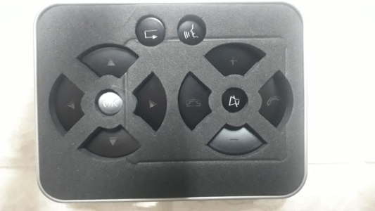 طقم غطاء زرار طارة مدور  اسود